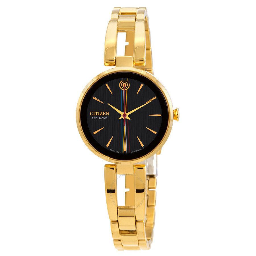 Citizen Star Wars C-3PO Black Dial Eco-Drive Ladies Watch EM0808-51W - Dawson Watches