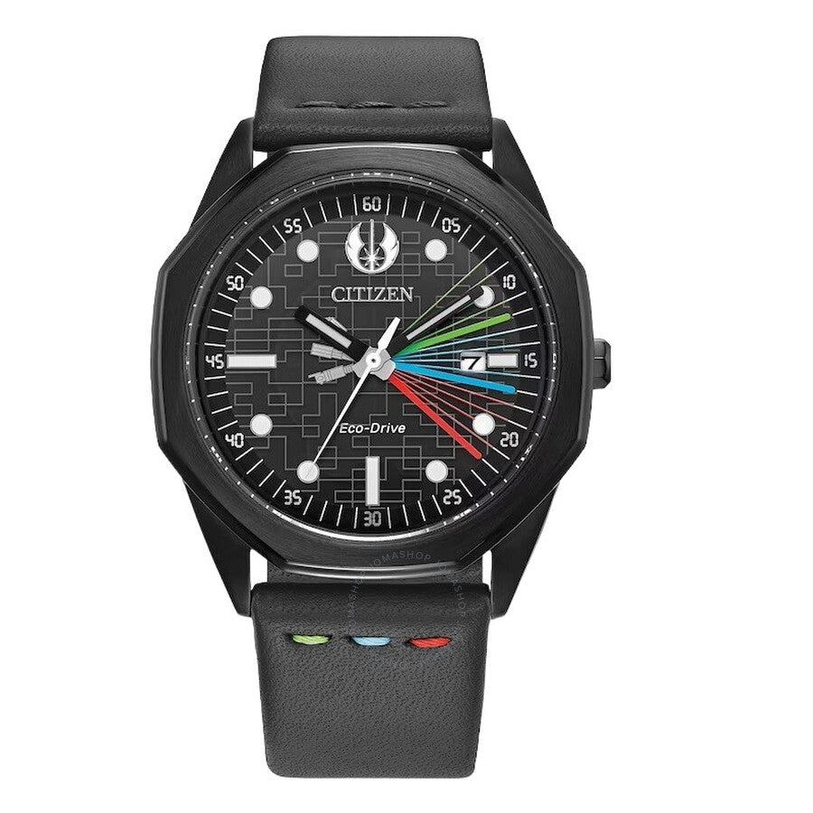 Citizen Star Wars Jedi Master Black Dial Men's Watch BM7498-00W - Dawson Watches