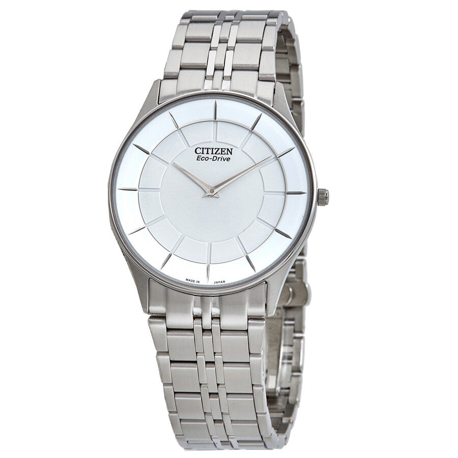 Citizen Stiletto Eco-Drive White Dial Men's Watch AR3010-65A - Dawson Watches