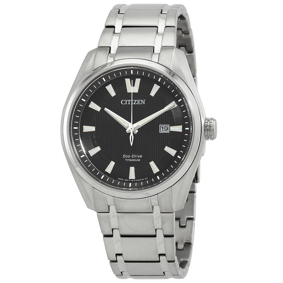 Citizen Super Titanium Black Dial Men's Watch AW1240-57E - Dawson Watches