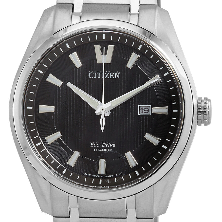 Citizen Super Titanium Black Dial Men's Watch AW1240-57E - Dawson Watches #4