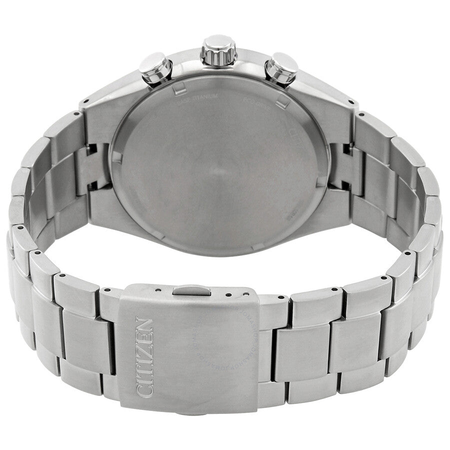 Citizen Super Titanium Chronograph Eco-Drive Red Dial Men's Watch CA7090-87X - The Watches Men & Co #3