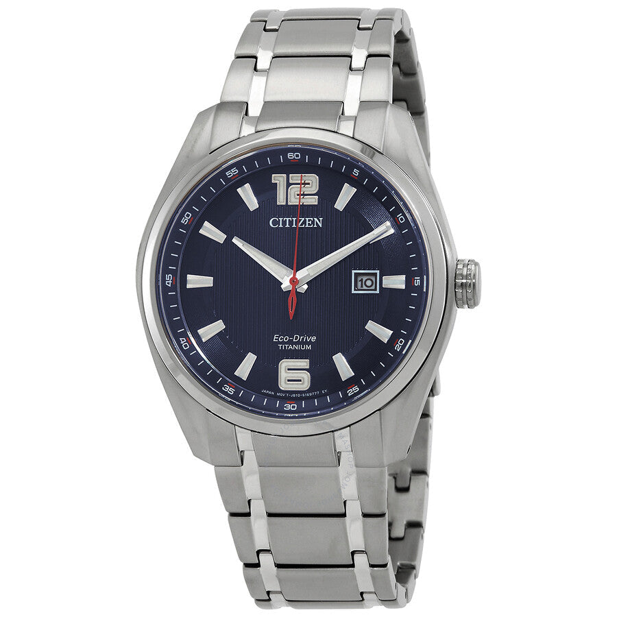 Citizen Super Titanium Eco-Drive Blue Dial Men's Watch AW1240-57M - Dawson Watches