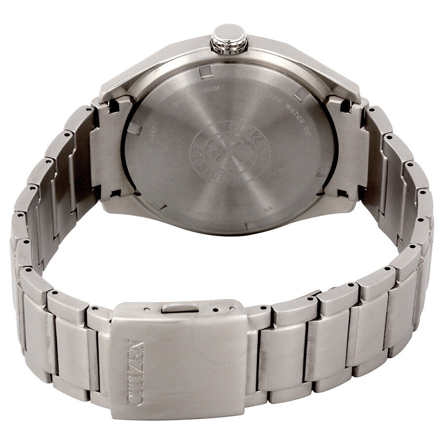 Citizen Super Titanium Eco-Drive Grey Dial Men's Watch AW0060-54H - Dawson Watches #3