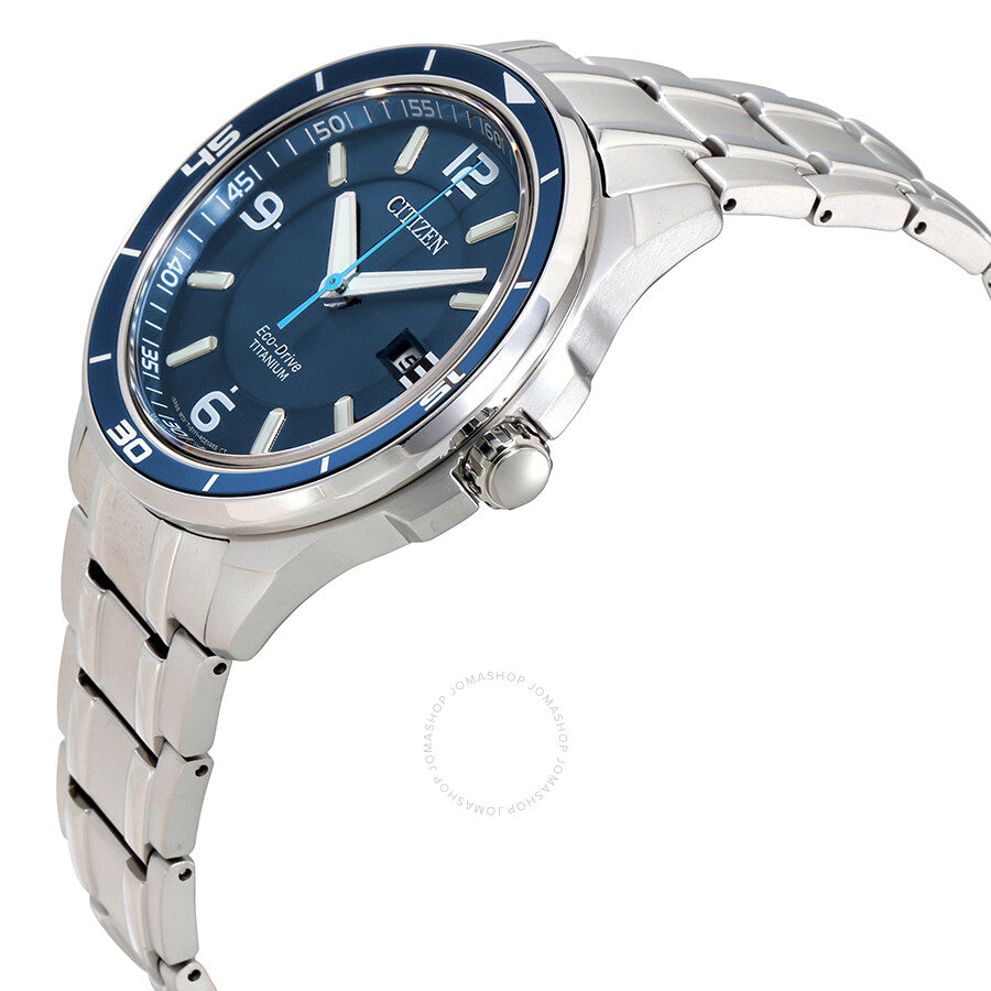 Citizen Ti+IP Blue Dial Titanium Men's Watch BM6929-56L - Dawson Watches #2