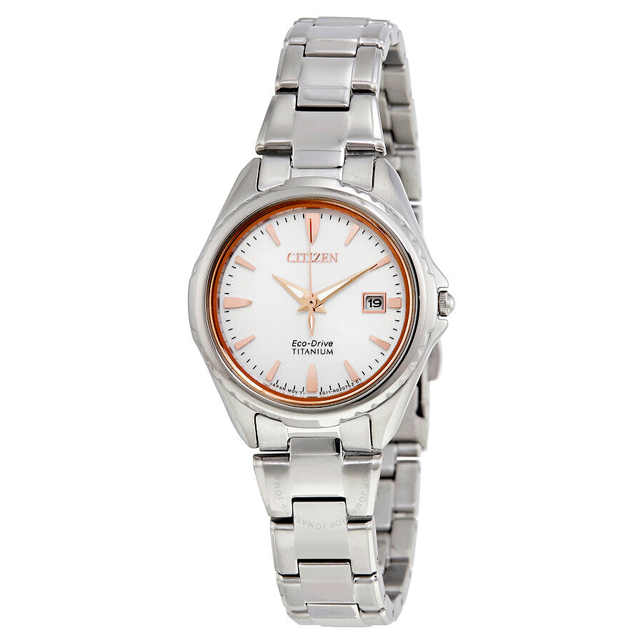 Citizen Titanium Silver Dial Ladies Watch EW2410-54A - Dawson Watches