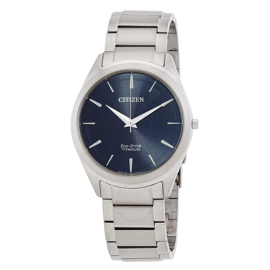Citizen Titanium Quartz Blue Dial Titanium Men's Watch BJ6520-82L - Dawson Watches