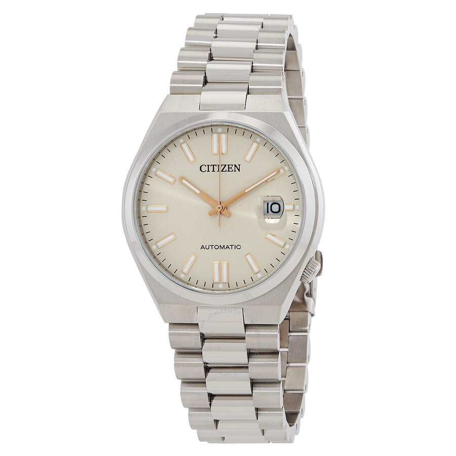Citizen Tsuyosa Automatic Beige Dial Men's Watch NJ0151-88W - Dawson Watches