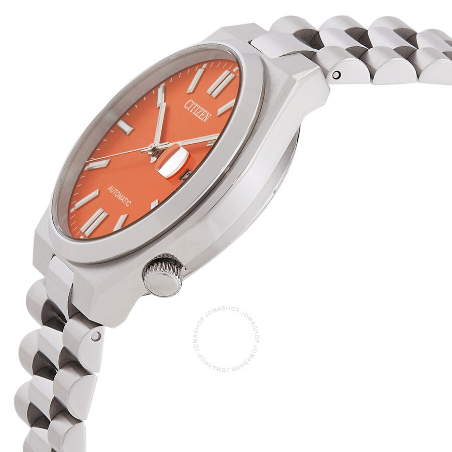 Citizen Tsuyosa Automatic Orange Dial Men's Watch NJ0151-53Z - Dawson Watches #2