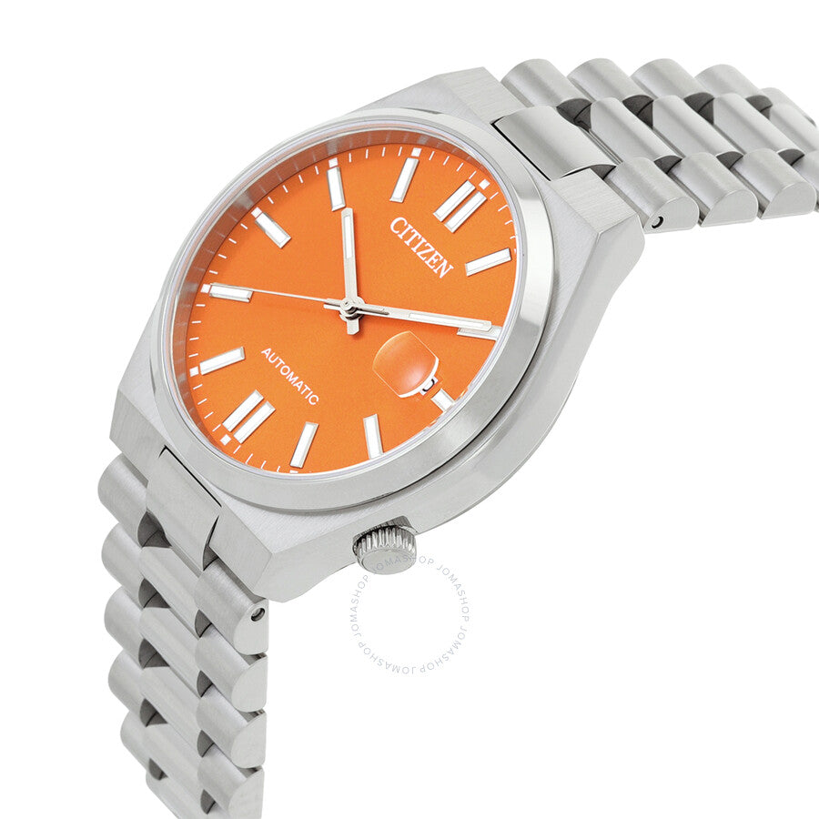 Citizen Tsuyosa Automatic Orange Dial Men's Watch NJ0151-88Z - Dawson Watches #2