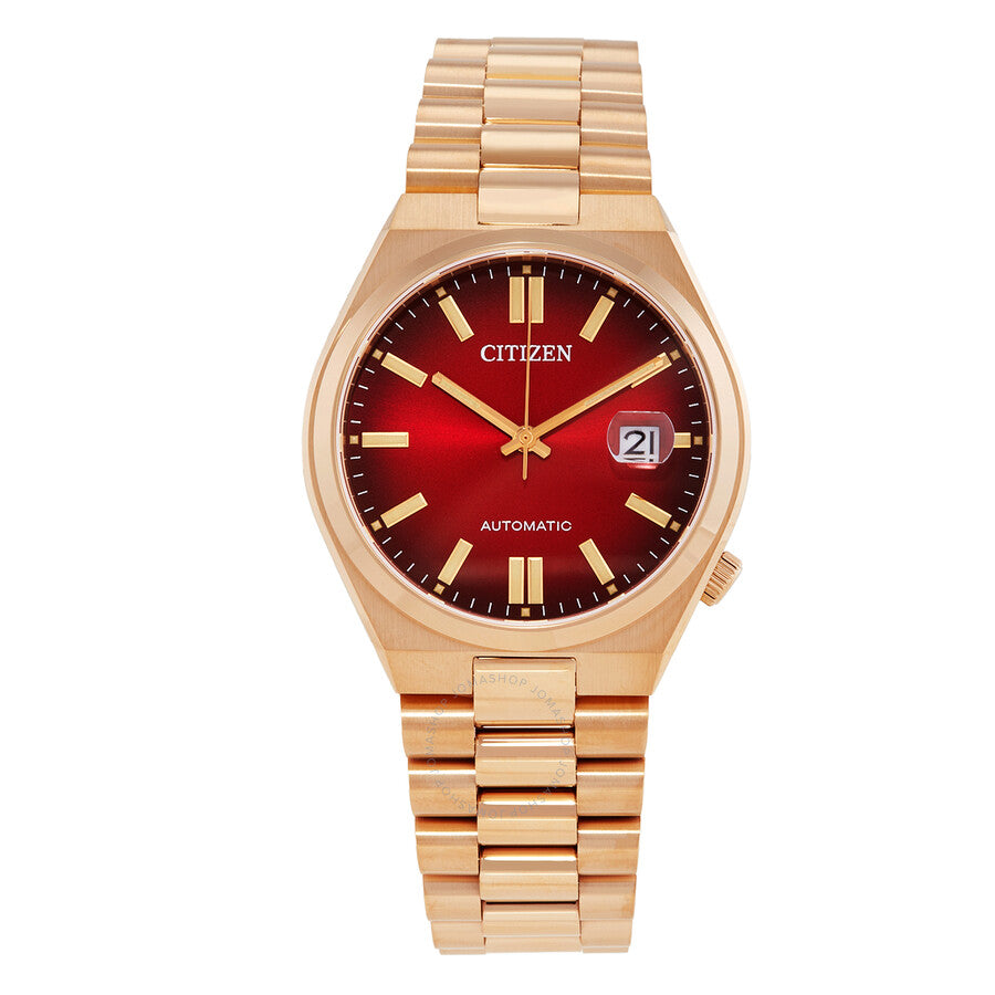 Citizen Tsuyosa Automatic Red Dial Watch NJ0153-82X - Dawson Watches #5