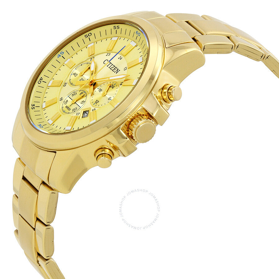 Citizen Urban Champagne Dial Men's Chronograph Watch AN8082-54P - Dawson Watches #2