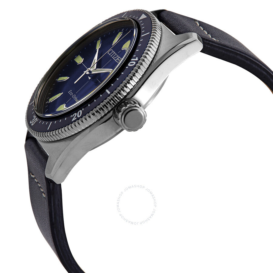 Citizen Vintage Brycen Eco-Drive Blue Dial Men's Watch AW1591-01L - Dawson Watches #2