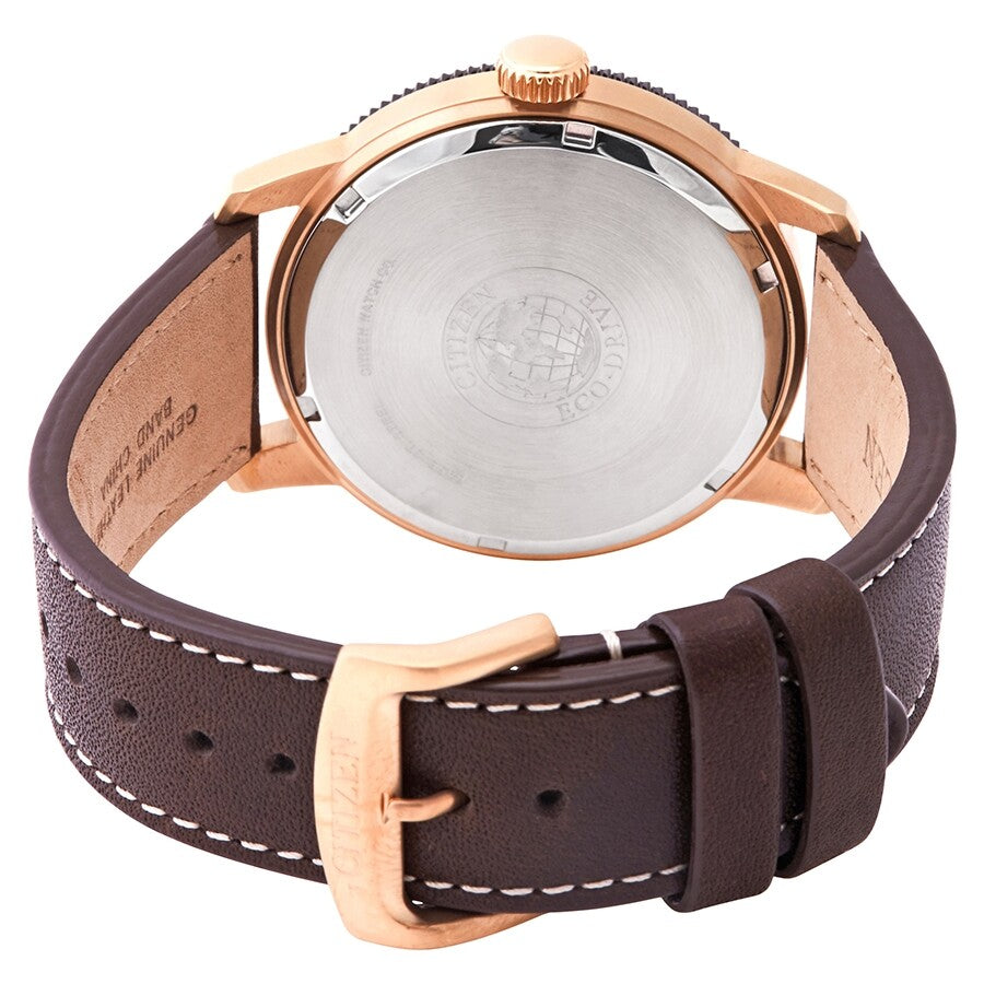 Citizen Vintage Brycen Orange Gradient Dial Eco-Drivel Men's Watch AW0076-03X - Dawson Watches #3