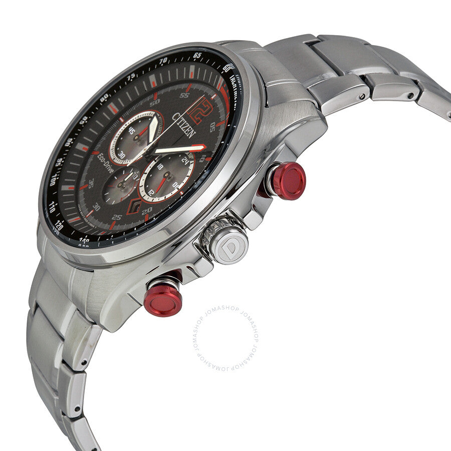Citizen WDR Eco-Drive Black Dial Men's Watch CA4190-54E - Dawson Watches #2