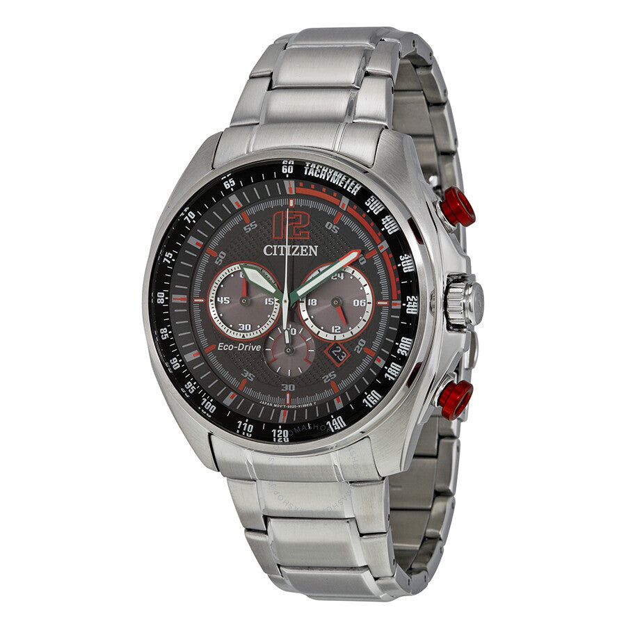 Citizen WDR Eco-Drive Black Dial Men's Watch CA4190-54E - Dawson Watches