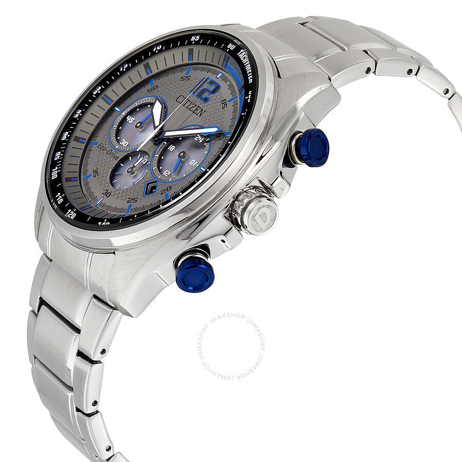Citizen WDR Eco-Drive Charcoal Dial Men's Watch CA4190-54H - Dawson Watches #2