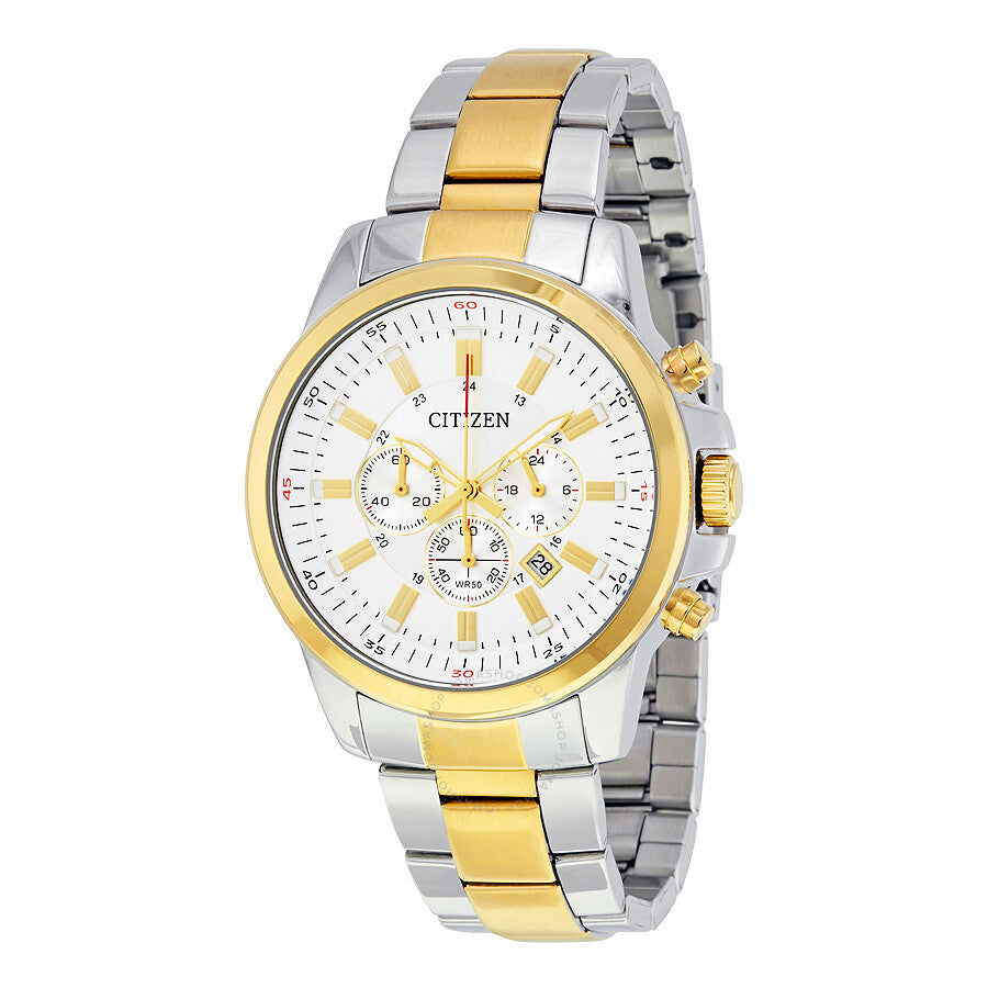 Citizen Chronograph White Dial Men's Watch AN8087-51A - Dawson Watches