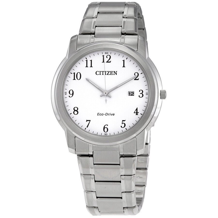 Citizen White Dial Stainless Steel Men's Watch AW1211-80A - Dawson Watches