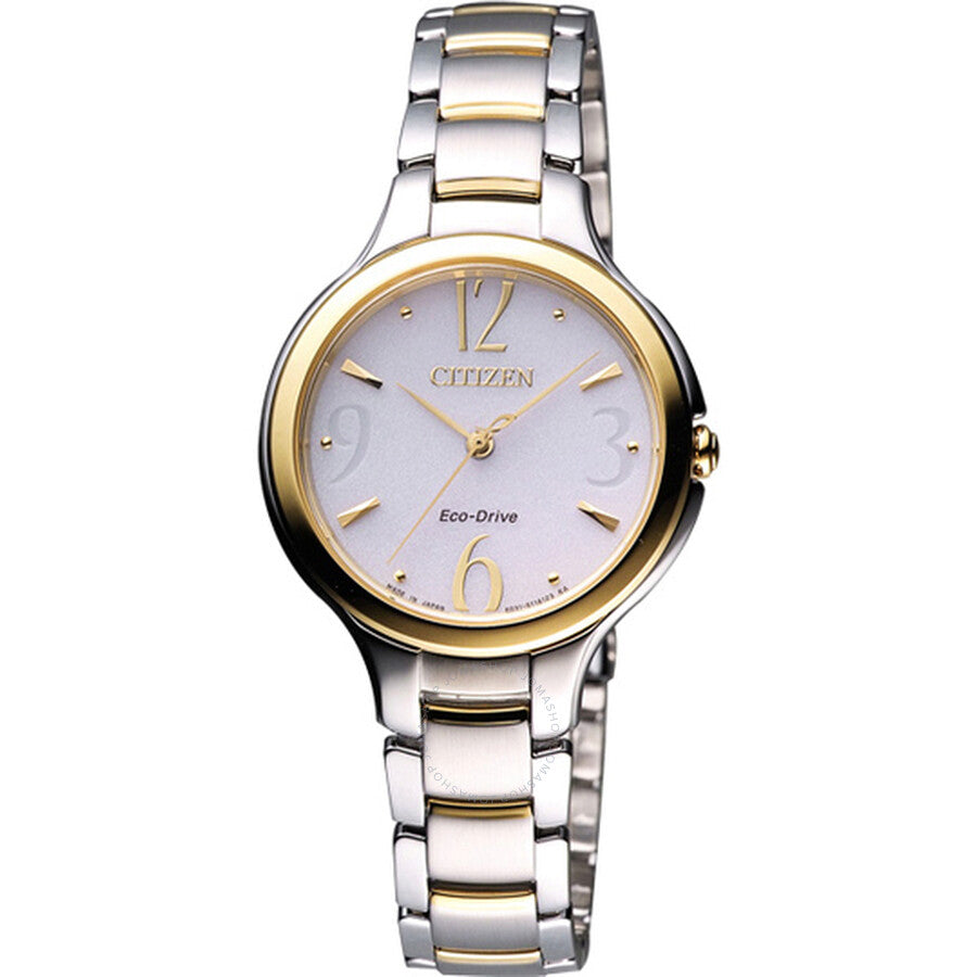 Citizen Eco-Drive White Dial Two-tone Ladies Watch EP5994-59A - Dawson Watches