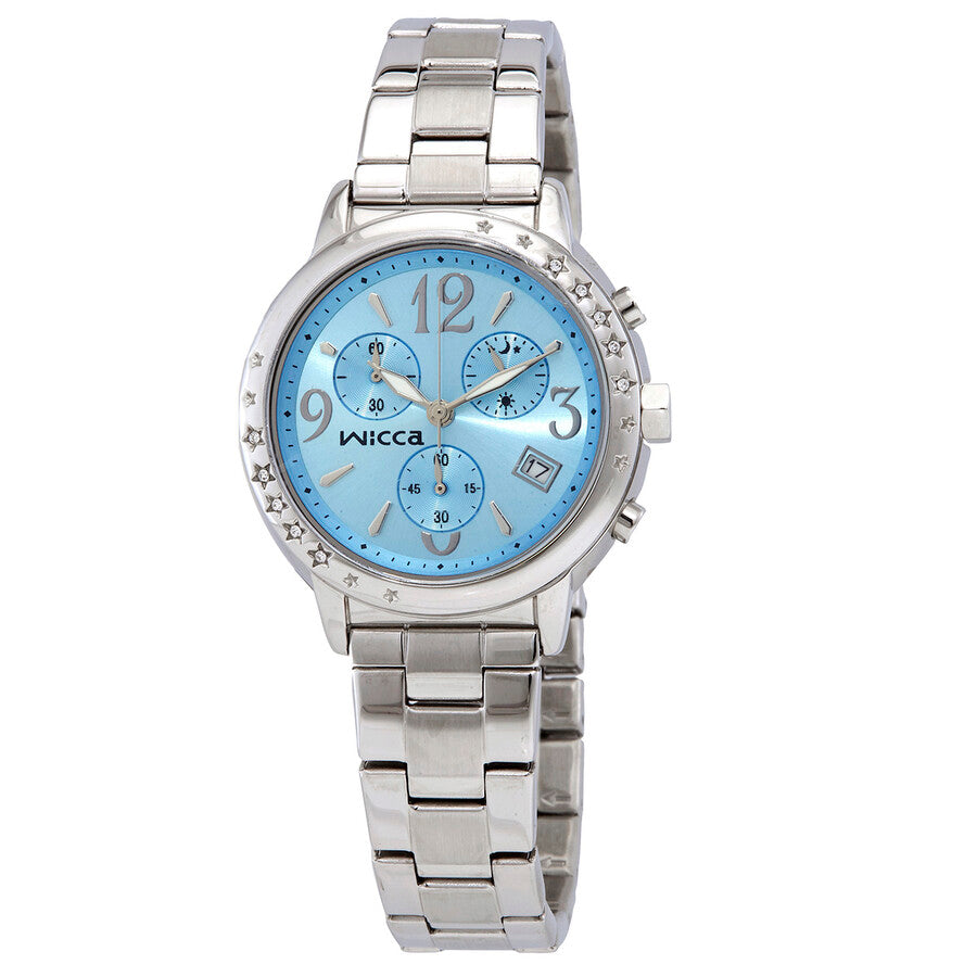 Citizen Wicca Chronograph Quartz Blue Dial Ladies Watch BM1-113-71 - Dawson Watches