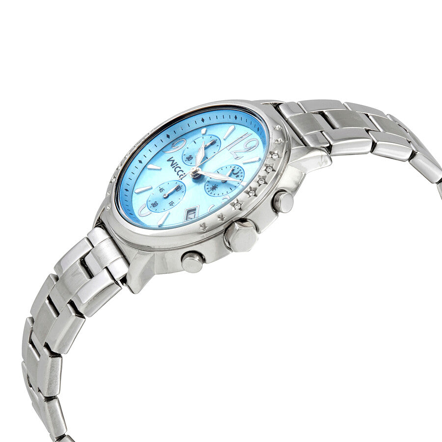 Citizen Wicca Chronograph Quartz Blue Dial Ladies Watch BM1-113-71 - Dawson Watches #2
