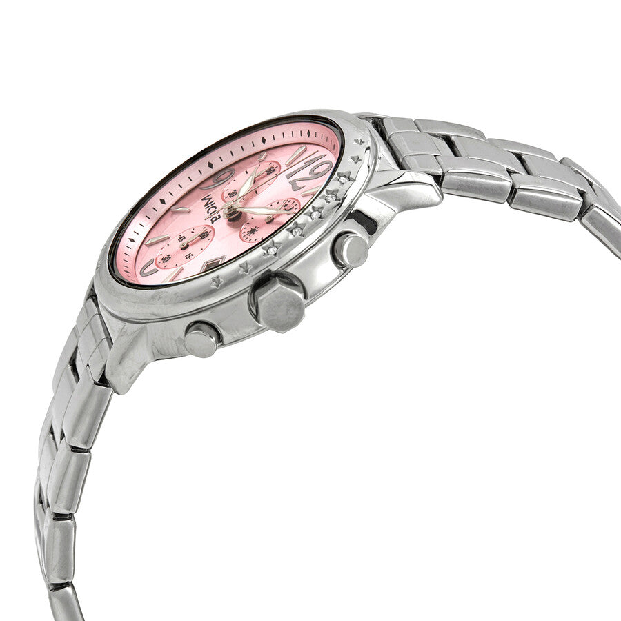 Citizen Wicca Chronograph Quartz Pink Dial Ladies Watch BM1-113-91 - Dawson Watches #2