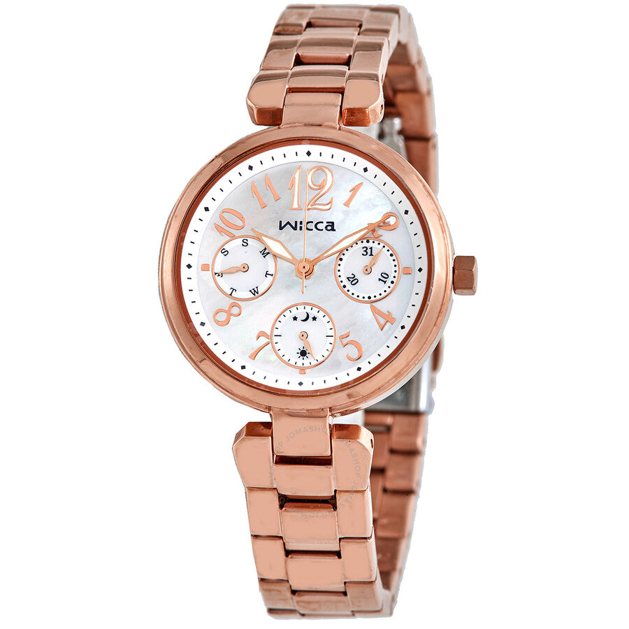 Citizen Wicca Quartz Mother Of Pearl Dial Ladies Watch BH7-423-11 - Dawson Watches