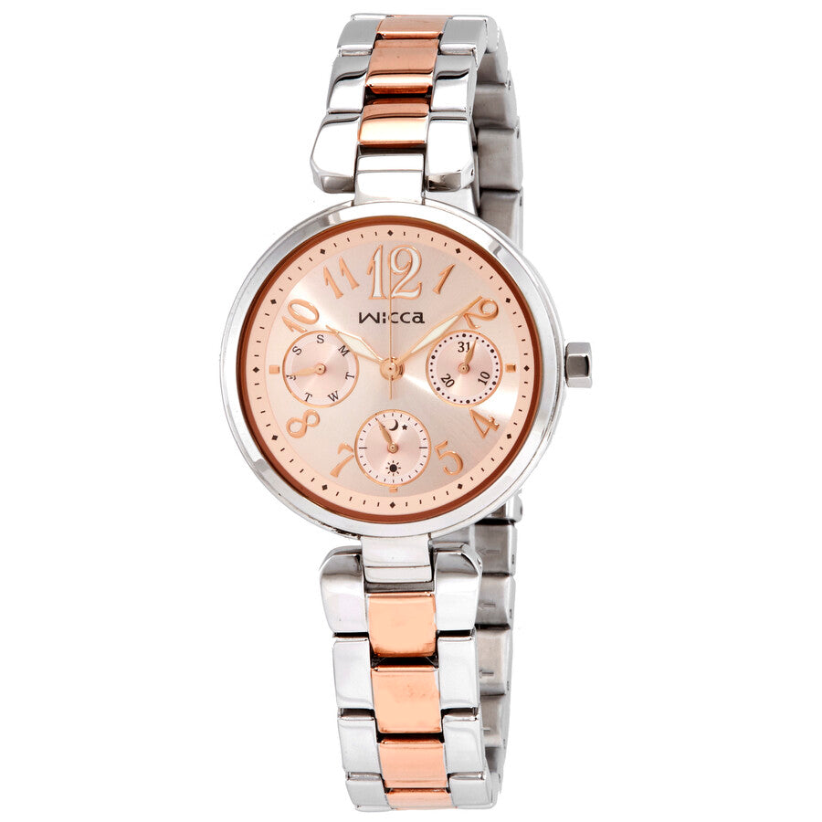 Citizen Wicca Quartz Rose Dial Ladies Watch BH7-431-91 - Dawson Watches
