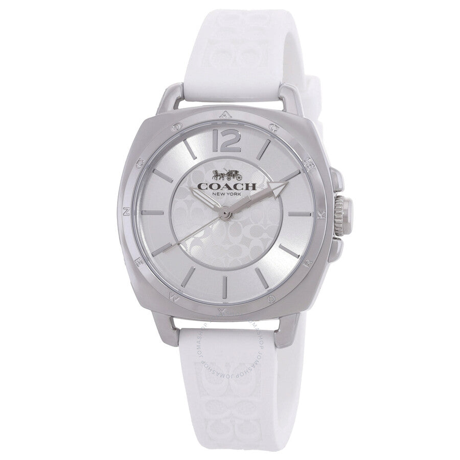 Coach Boyfriend Quartz Silver Dial Ladies Watch 14503146 - Dawson Watches
