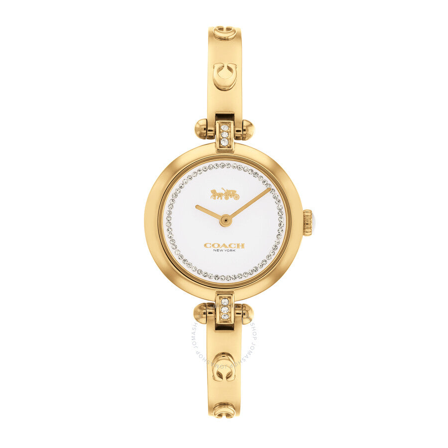 Coach Cary Quartz White Dial Ladies Watch 14504082 - Dawson Watches