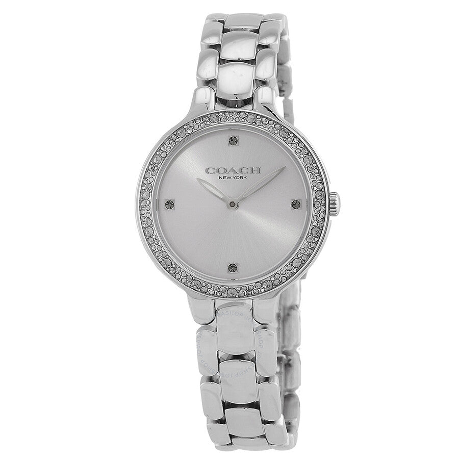 Coach Chelsea Quartz Crystal Silver Dial Ladies Watch 14504124 - Dawson Watches