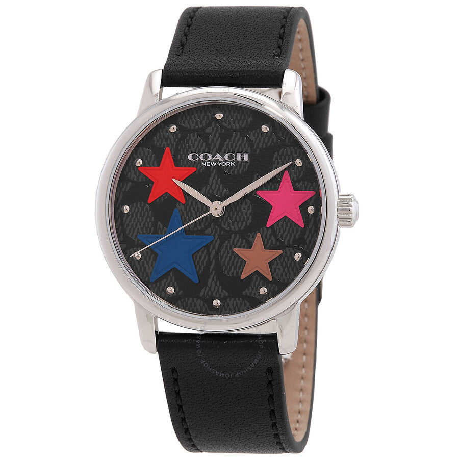 Coach Grand Quartz Black Dial Ladies Watch 14503847 - Dawson Watches
