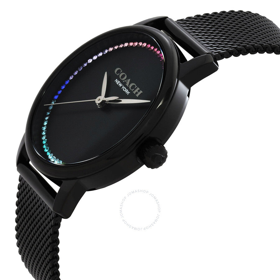 Coach Grand Quartz Black Dial Ladies Watch 14504070 - Dawson Watches #2