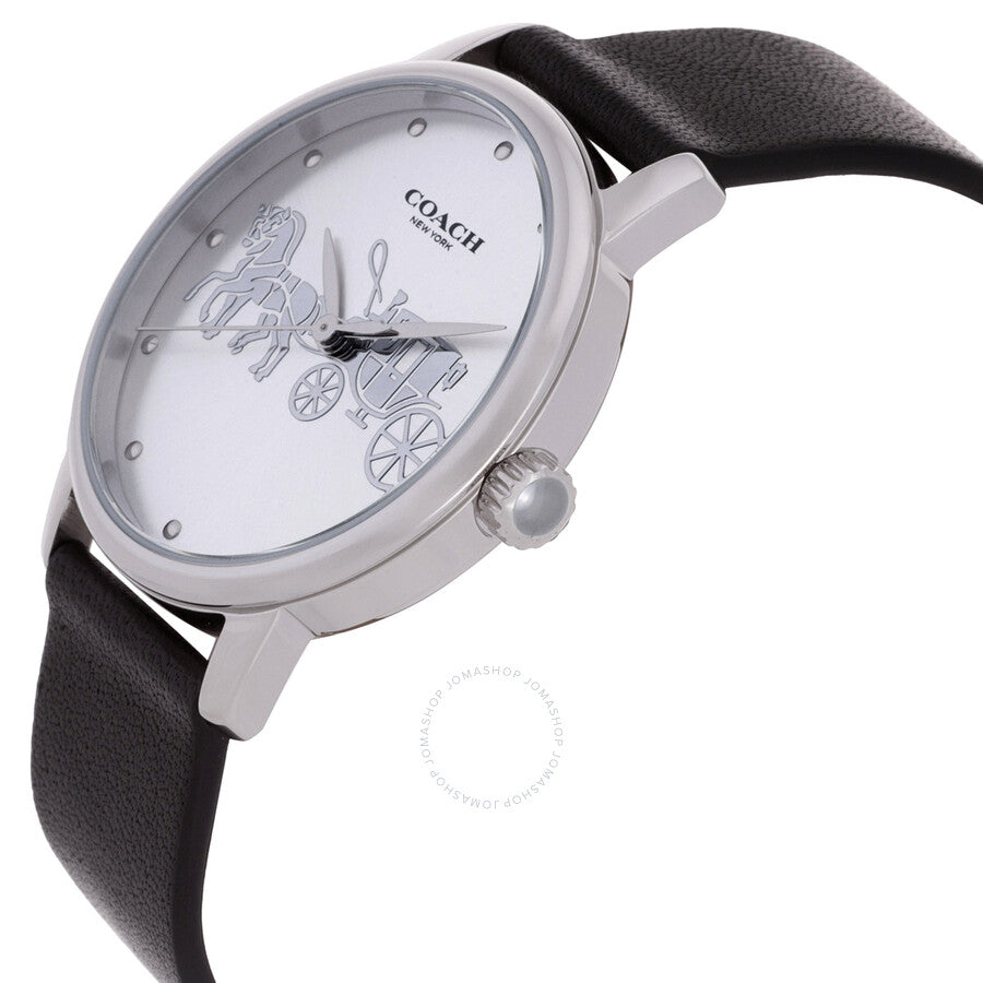 Coach Grand Quartz Silver Dial Ladies Watch 14503494 - Dawson Watches #2