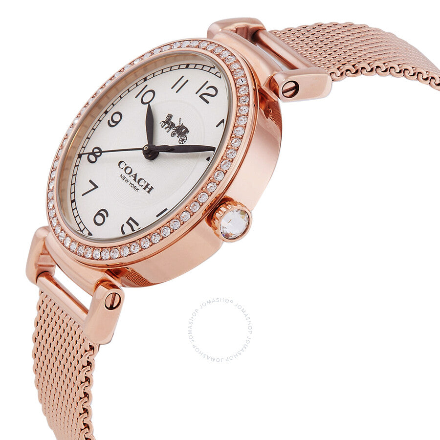 Coach Madison Quartz Crystal White Dial Ladies Watch 14503398 - Dawson Watches #2