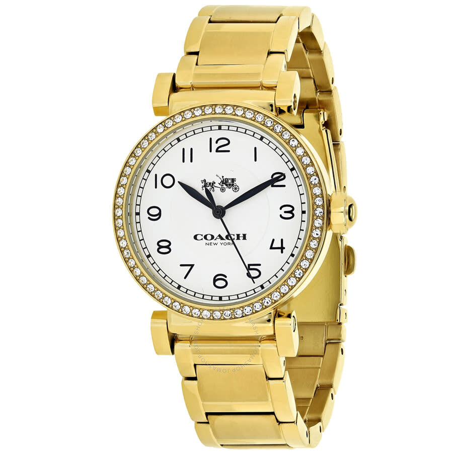 Coach Madison White Dial Ladies Watch 14502397 - Dawson Watches