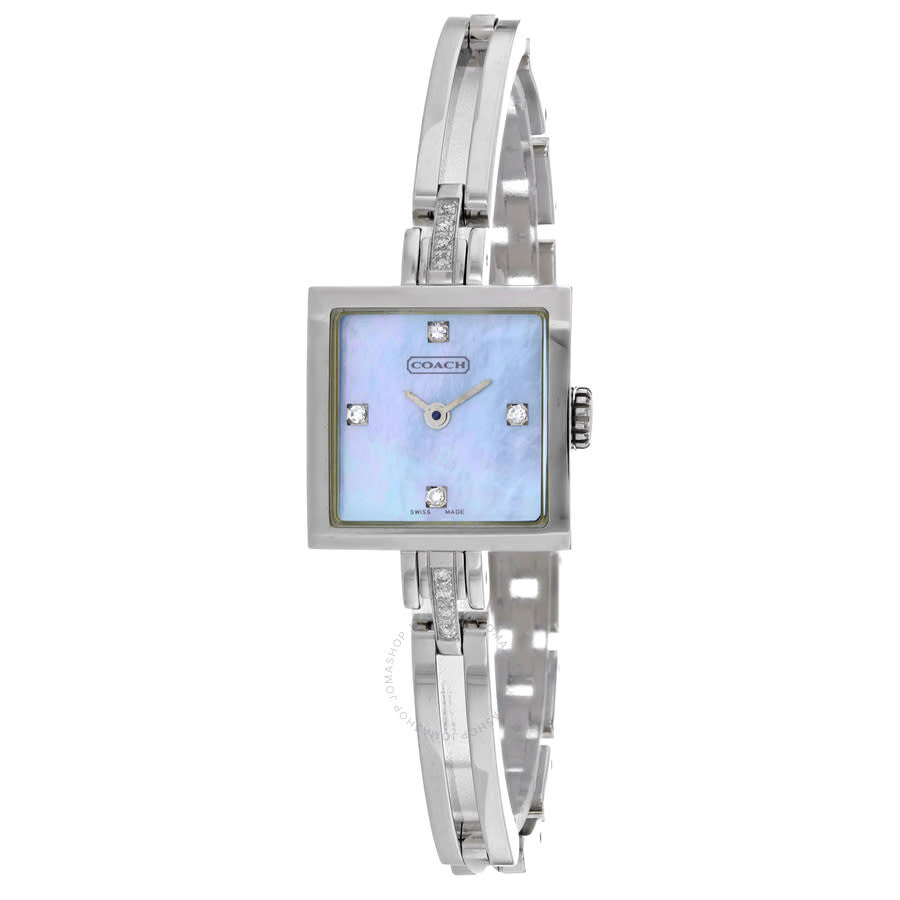 Coach Mother Of Pearl Quartz Mother of Pearl Dial Ladies Watch 14500449 - Dawson Watches