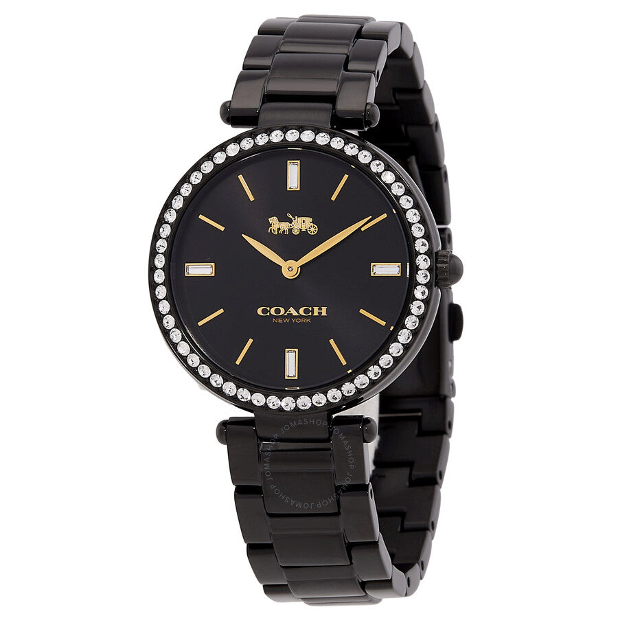 Coach Park Quartz Crystal Black Dial Ladies Watch 14503421 - Dawson Watches
