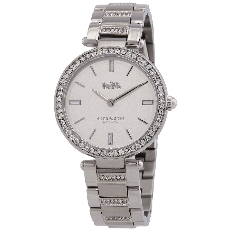 Coach Park Quartz Crystal White Dial Ladies Watch 14503092 - Dawson Watches