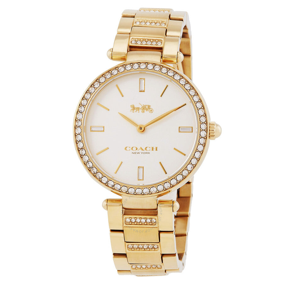 Coach Park Quartz Crystal White Dial Ladies Watch 14503093 - Dawson Watches