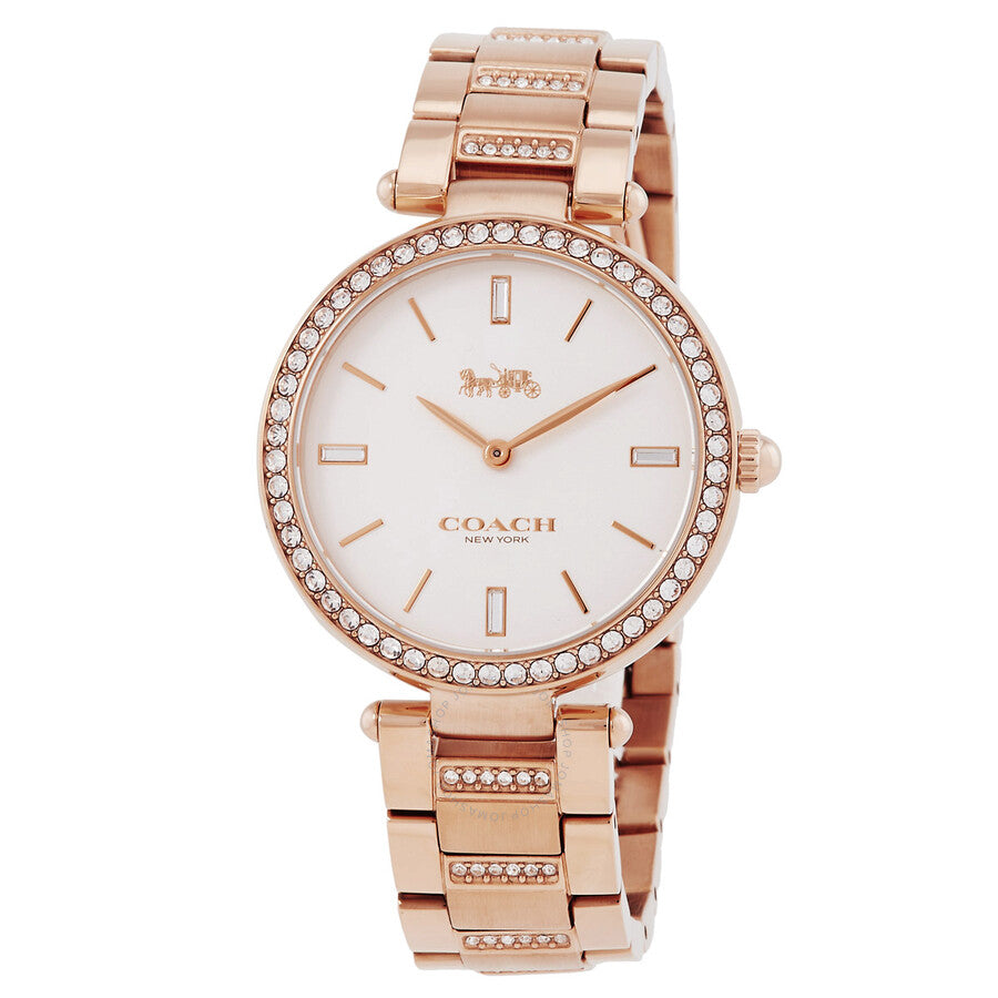 Coach Park Quartz Crystal White Dial Ladies Watch 14503094 - Dawson Watches