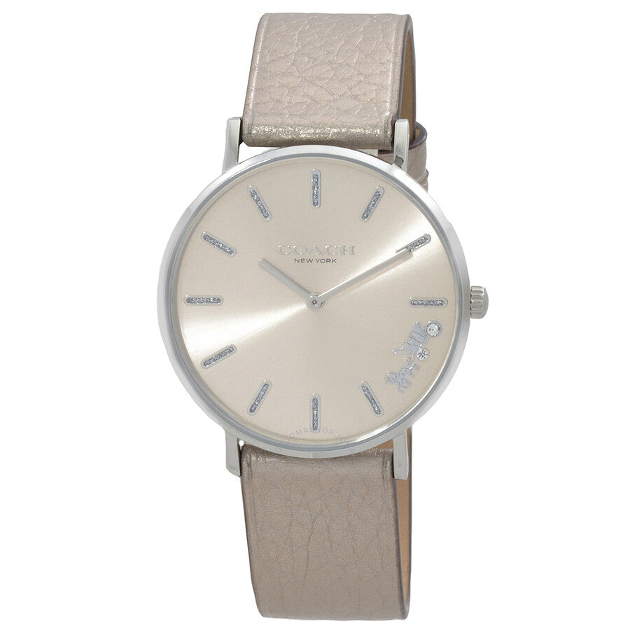 Coach Perry Quartz Champagne Dial Ladies Watch 14503853 - Dawson Watches