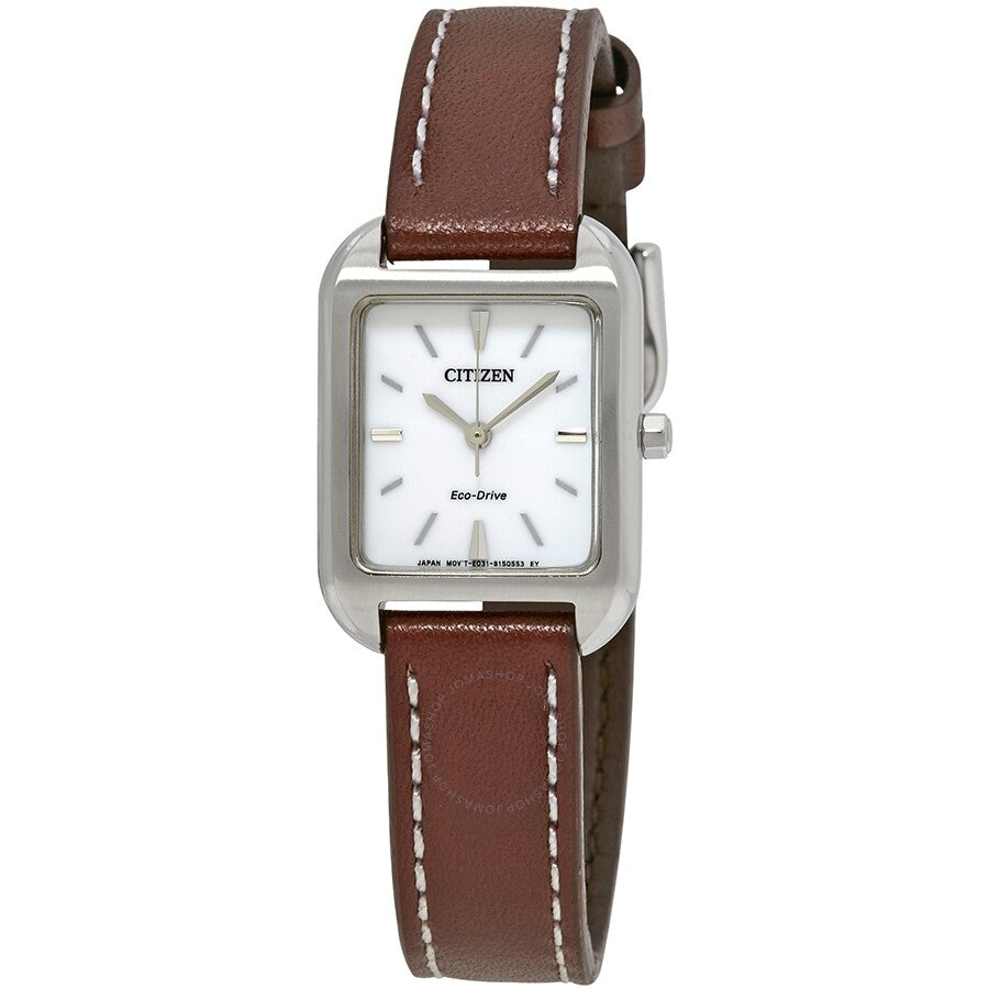 Citizen Silhouette White Dial Ladies Watch EM0490-08A - Dawson Watches
