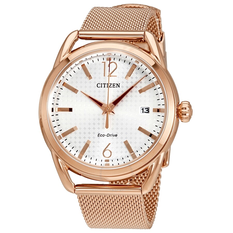 Citizen Drive Silver Dial Eco-Drive Ladies Watch FE6083-72A - Dawson Watches