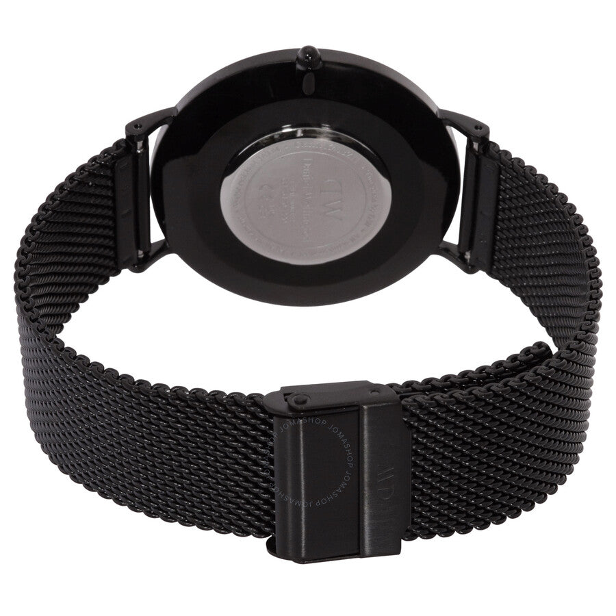 Daniel Wellington Classic Mesh Onyx Quartz Black Dial Men's Watch DW00100632 - Dawson Watches #3
