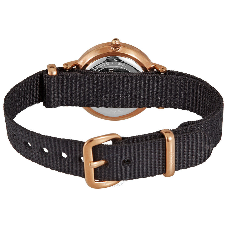 Daniel Wellington Classic Petite Black Cornwall Ladies Watch Dw00100247 - Dawson Watches #3