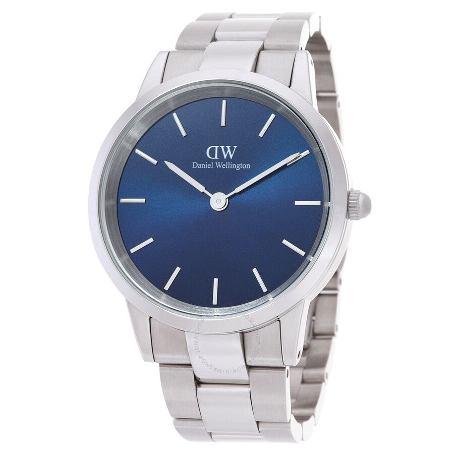 Daniel Wellington Iconic Link Arctic Quartz Blue Dial Watch DW00100448 - Dawson Watches