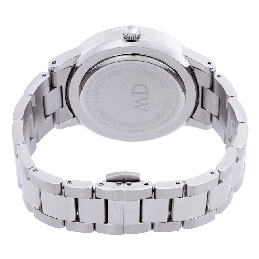 Daniel Wellington Iconic Link Arctic Quartz Blue Dial Watch DW00100448 - Dawson Watches #3