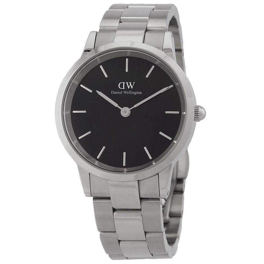 Daniel Wellington Iconic Link Quartz Black Dial Unisex Watch DW00100204 - Dawson Watches
